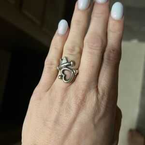 James Avery Silver Heart Ring